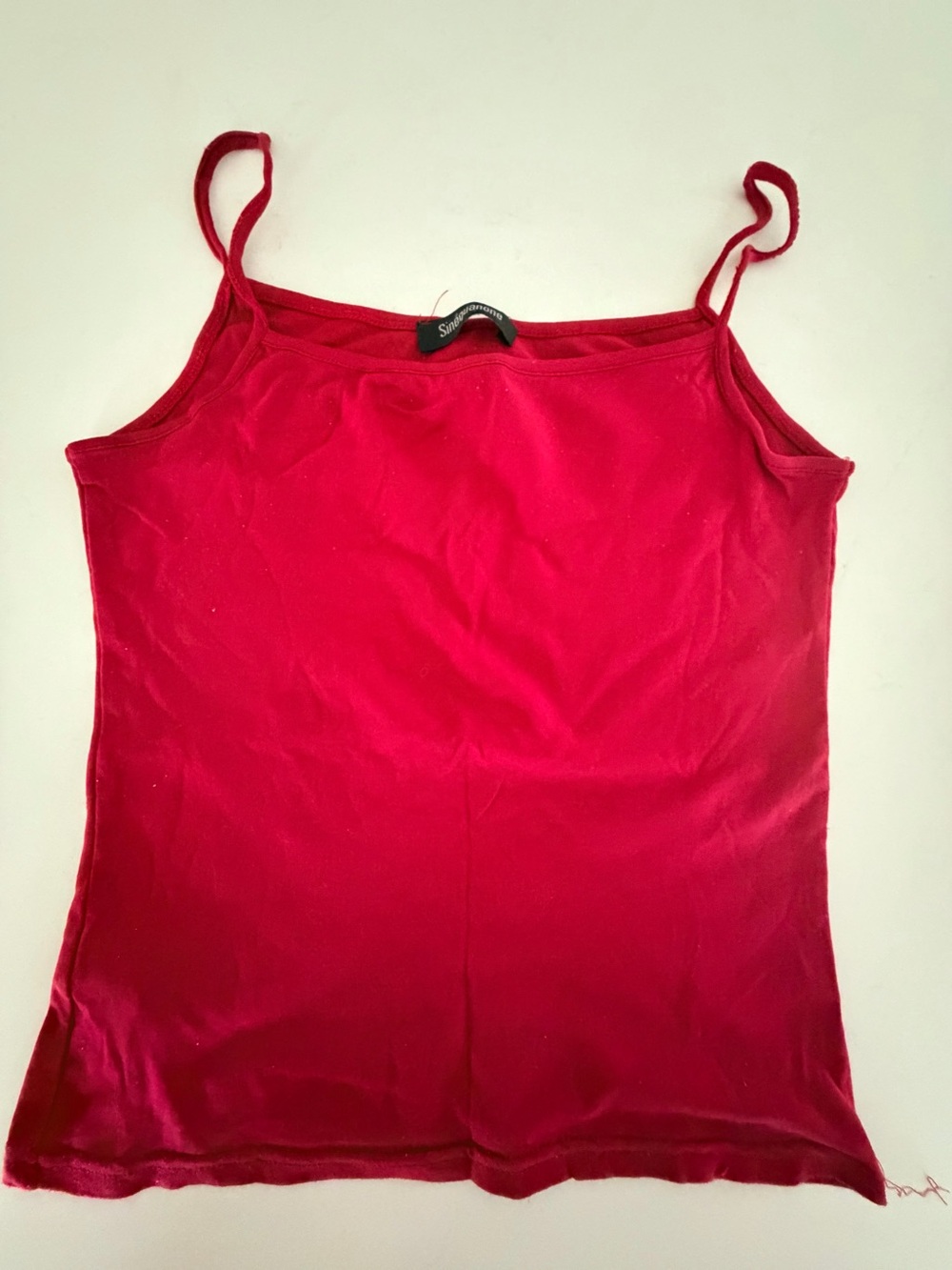 Y2K (2000) Red  Tank Top
